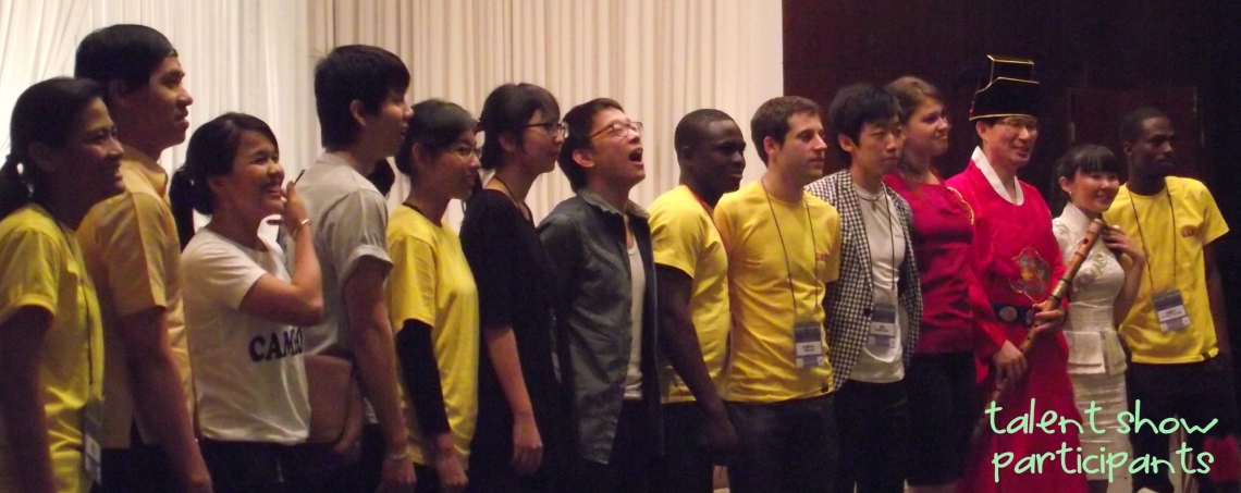 Korean Government Scholarship Program Orientation Talent show participants